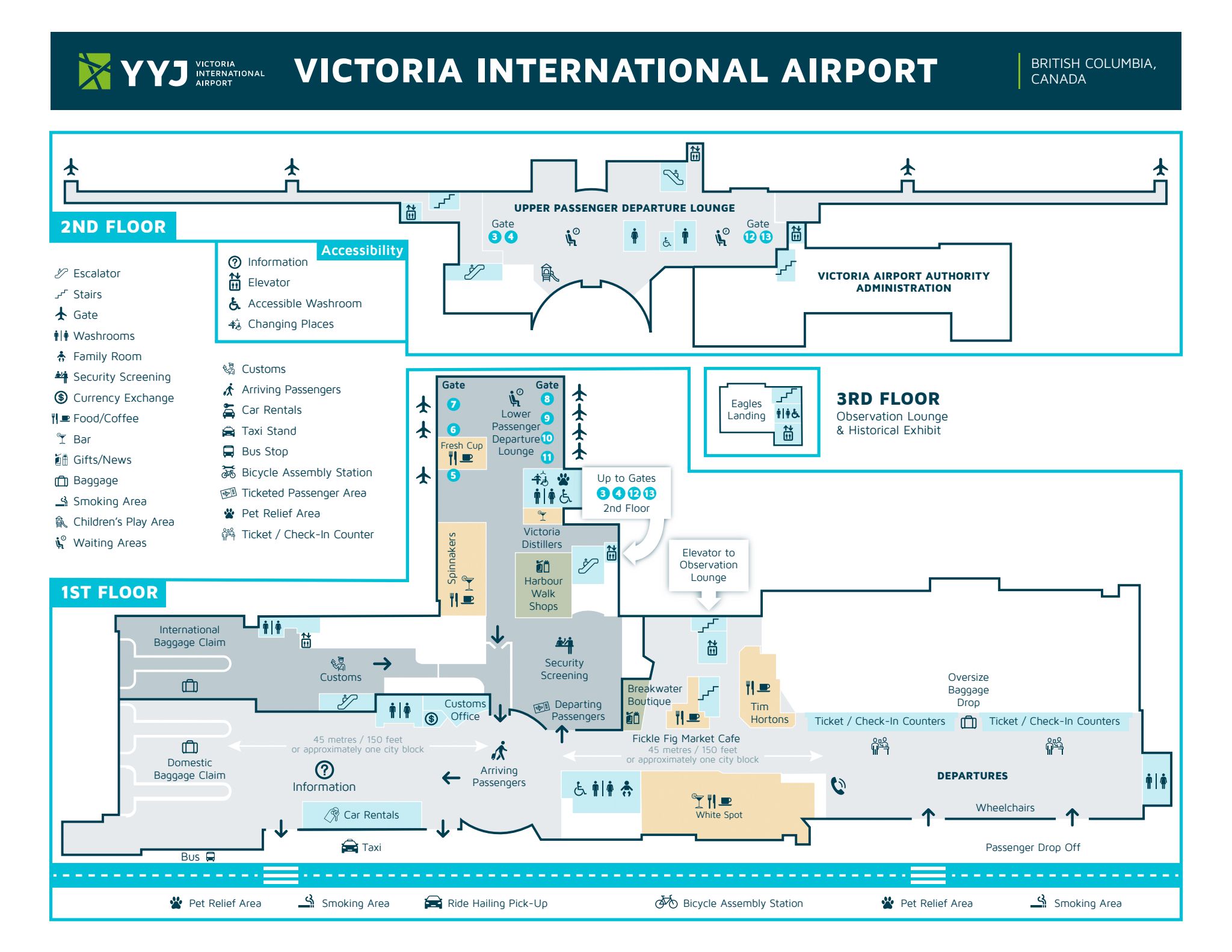 Terminal Building Map - Victoria Airport Authority