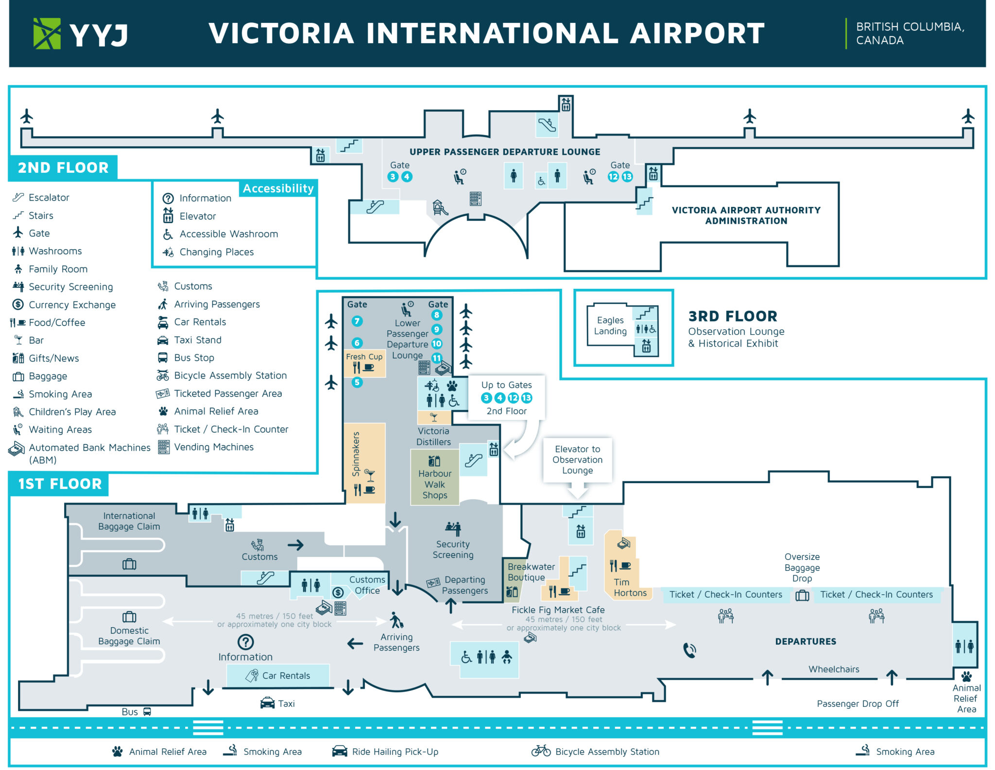 Terminal Building Map - Victoria Airport Authority